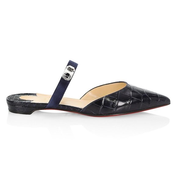 NIB CHRISTIAN LOUBOUTIN Choc Lock Flats, 36 - Picture 1 of 14